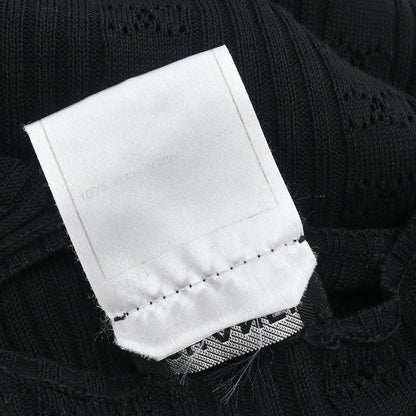 Chanel Short Sleeve Top Black #42