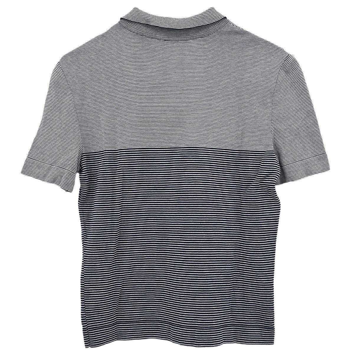 Chanel Short Sleeve Polo Shirt Top Navy #38