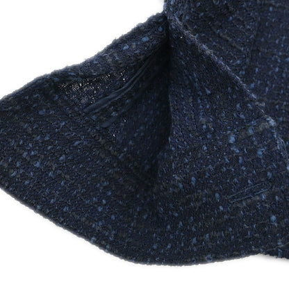 Chanel Setup Suit Jacket Skirt Navy #36 #38