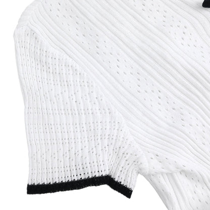 Chanel Short Sleeve Top White #42