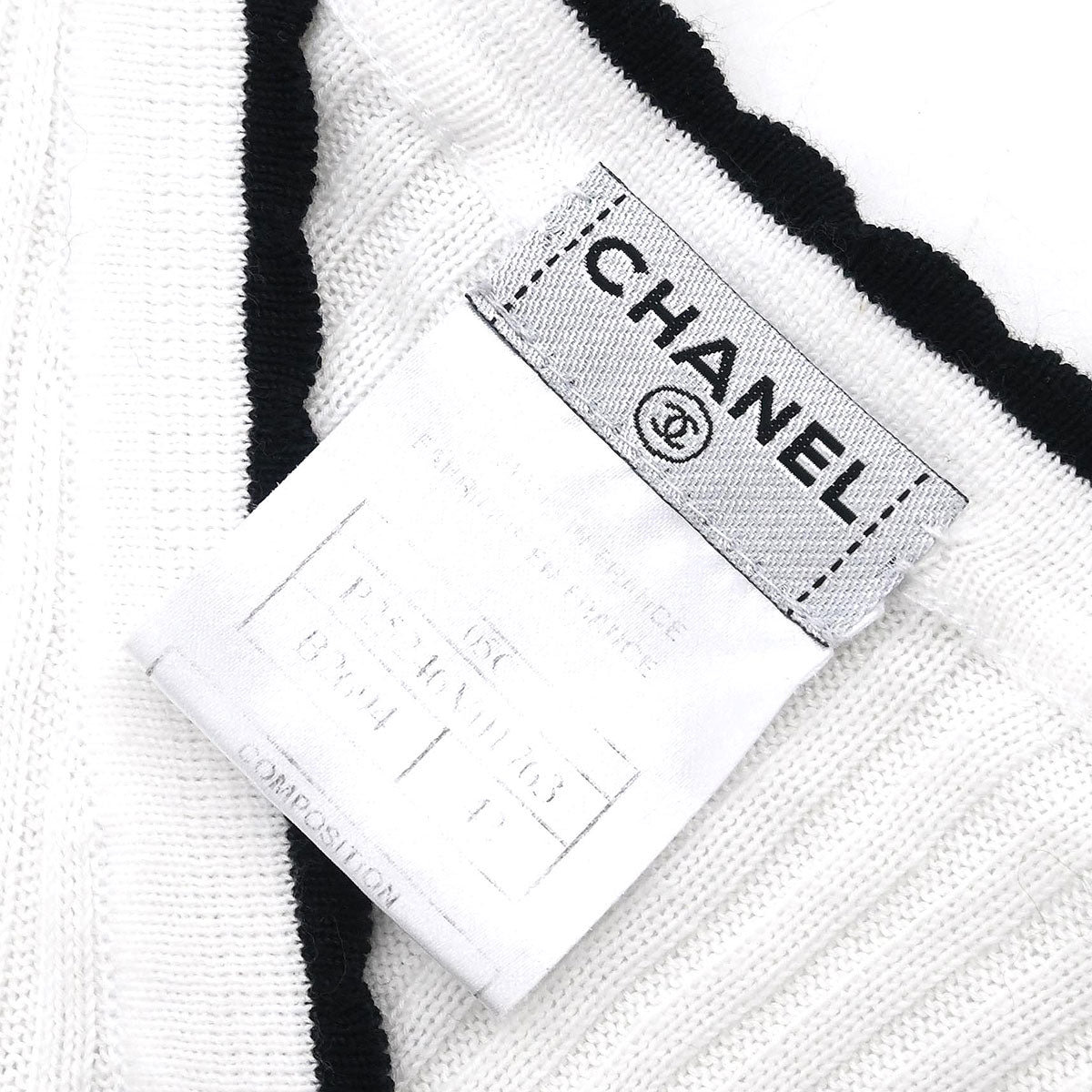 Chanel Short Sleeve Top White #42
