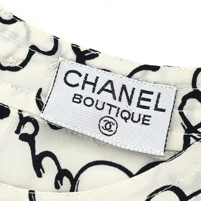 Chanel Short Sleeve Top White