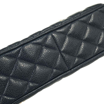 Chanel 1991-1994 Navy Caviar Camera Bag Small