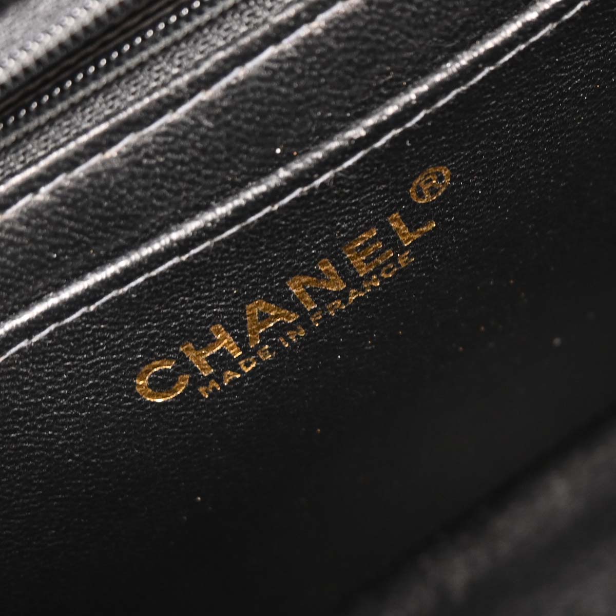 Chanel 2000-2001 Black Caviar Top Handle Kelly Handbag