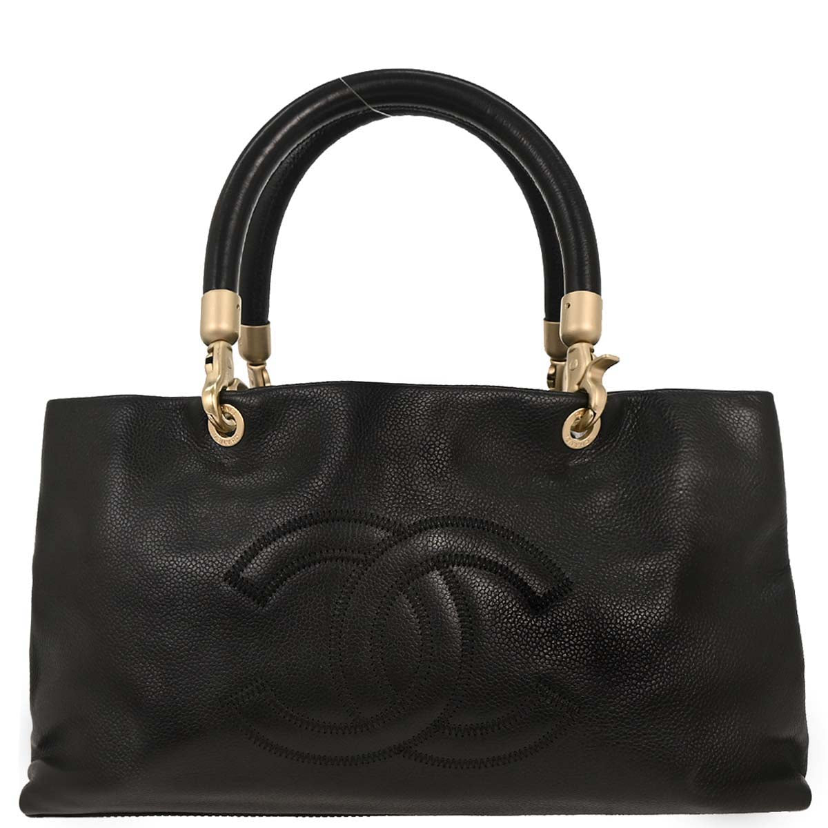 Chanel 2003-2004 Black Calfskin Handbag