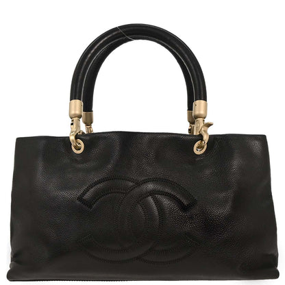 Chanel 2003-2004 Black Calfskin Handbag