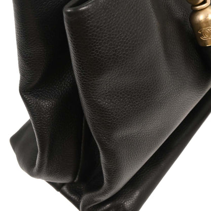 Chanel 2003-2004 Black Calfskin Handbag
