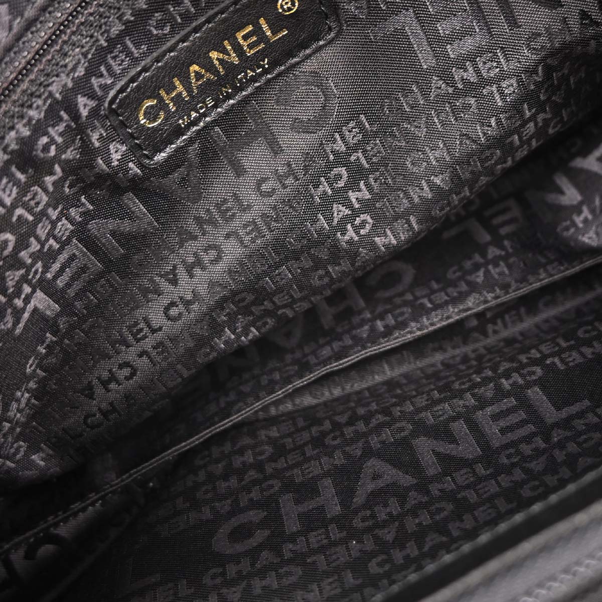 Chanel 2003-2004 Black Calfskin Handbag