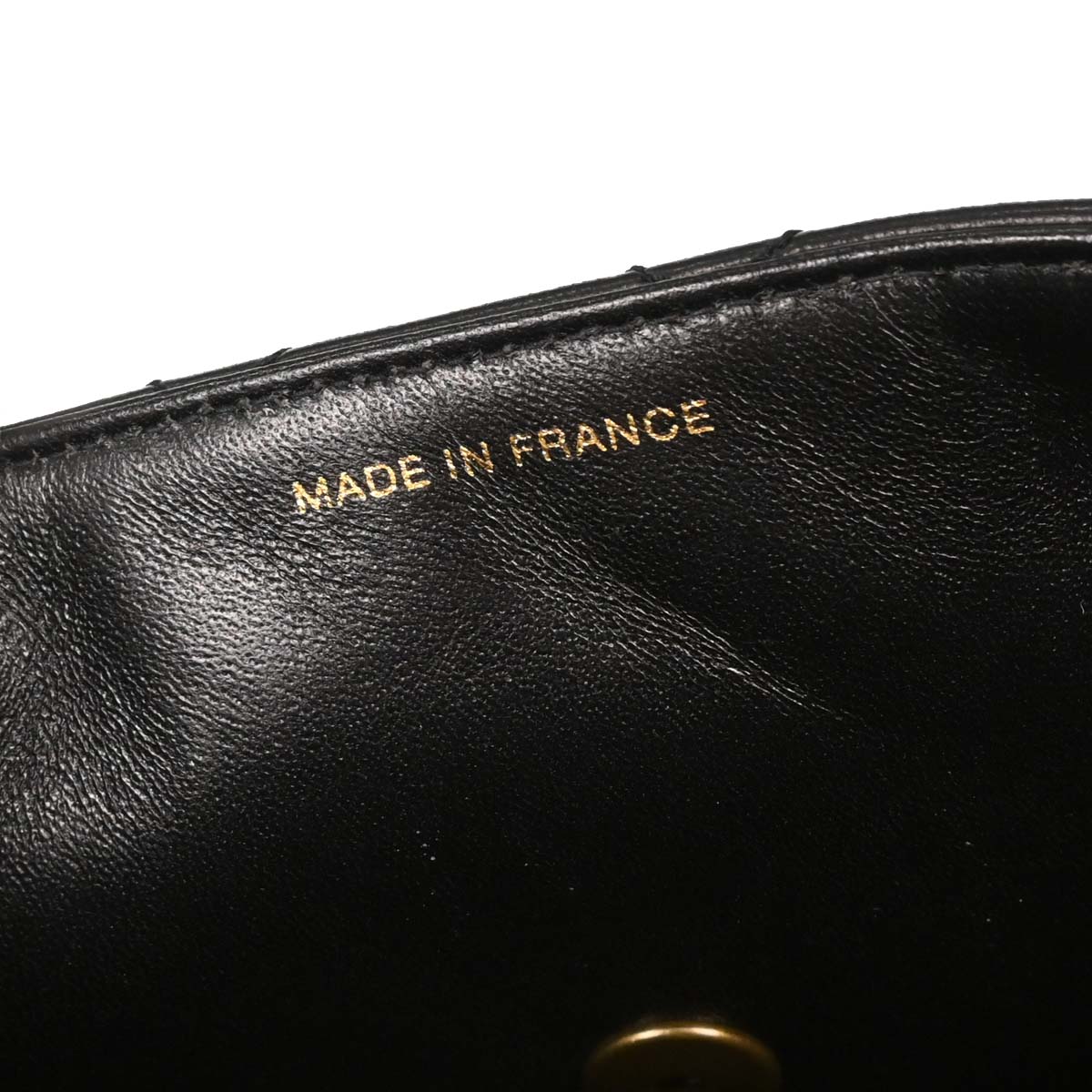 Chanel 1997-1999 Black Lambskin Turnlock Shoulder Bag