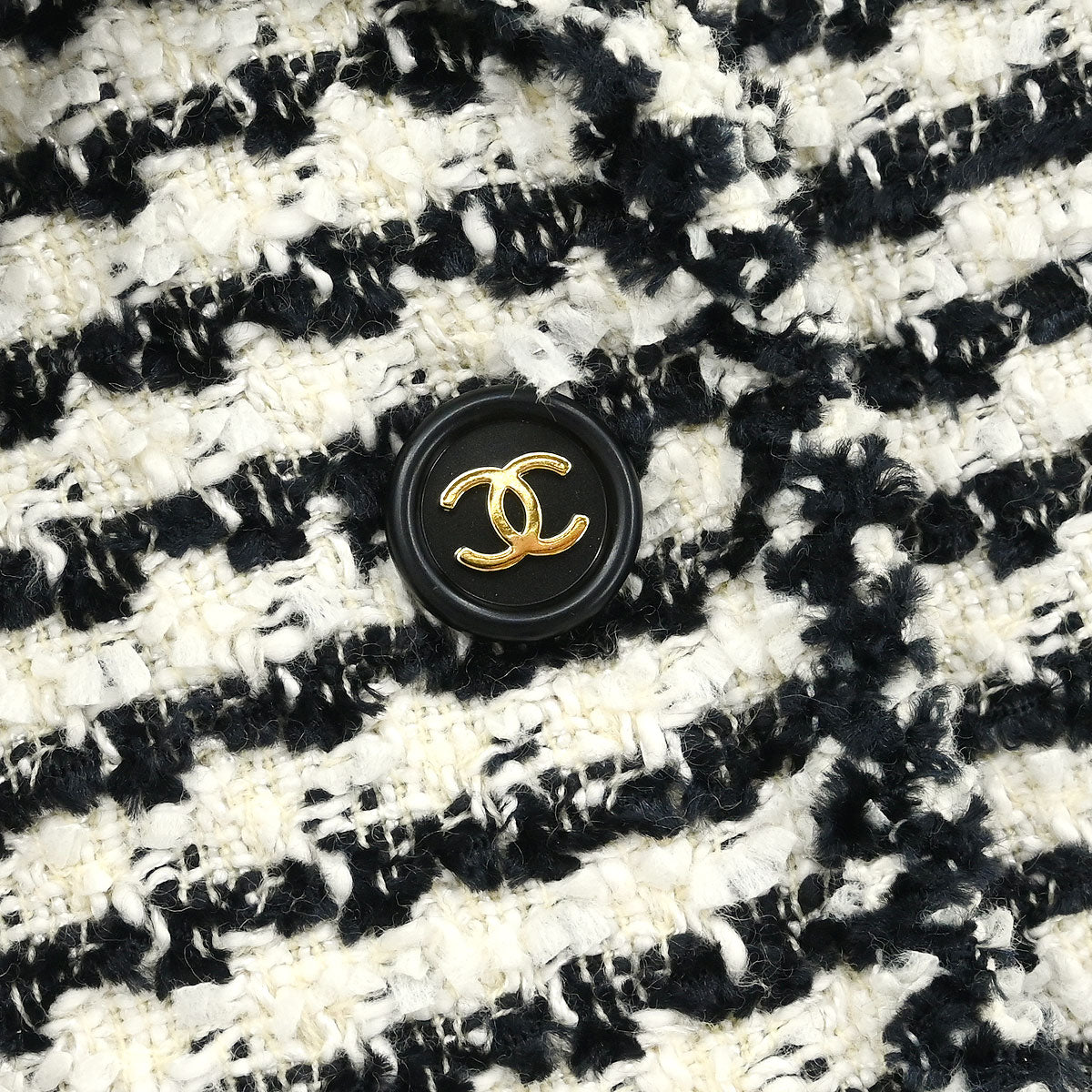 Chanel Single Breasted Jacket Black #42
