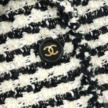 Chanel Single Breasted Jacket Black #42