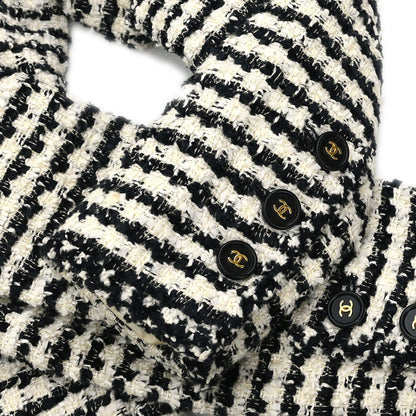 Chanel Single Breasted Jacket Black #42