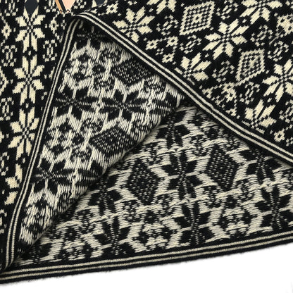 Chanel 2001 Knit Top Skirt Set Black #38