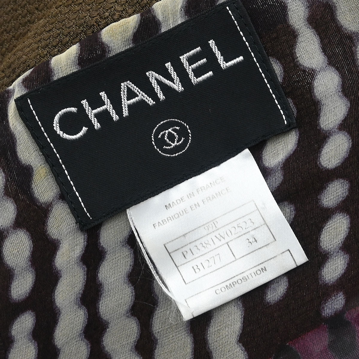 Chanel Single Breasted Jacket Brown #34