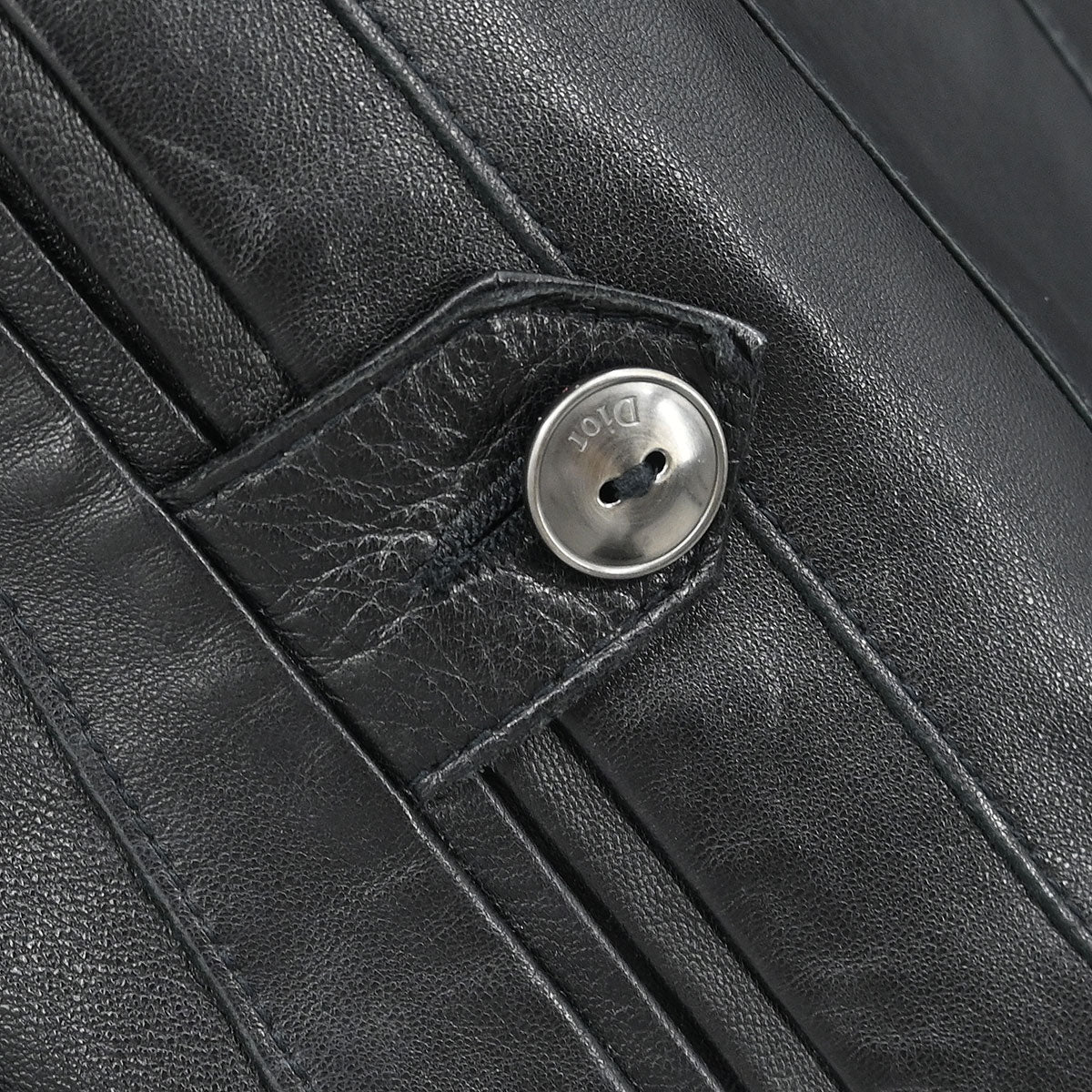 Christian Dior Single Breasted Jacket Black 3A14022053 #38