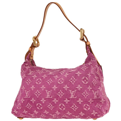 Louis Vuitton Pink Monogram Denim Baggy PM Shoulder Bag M95212