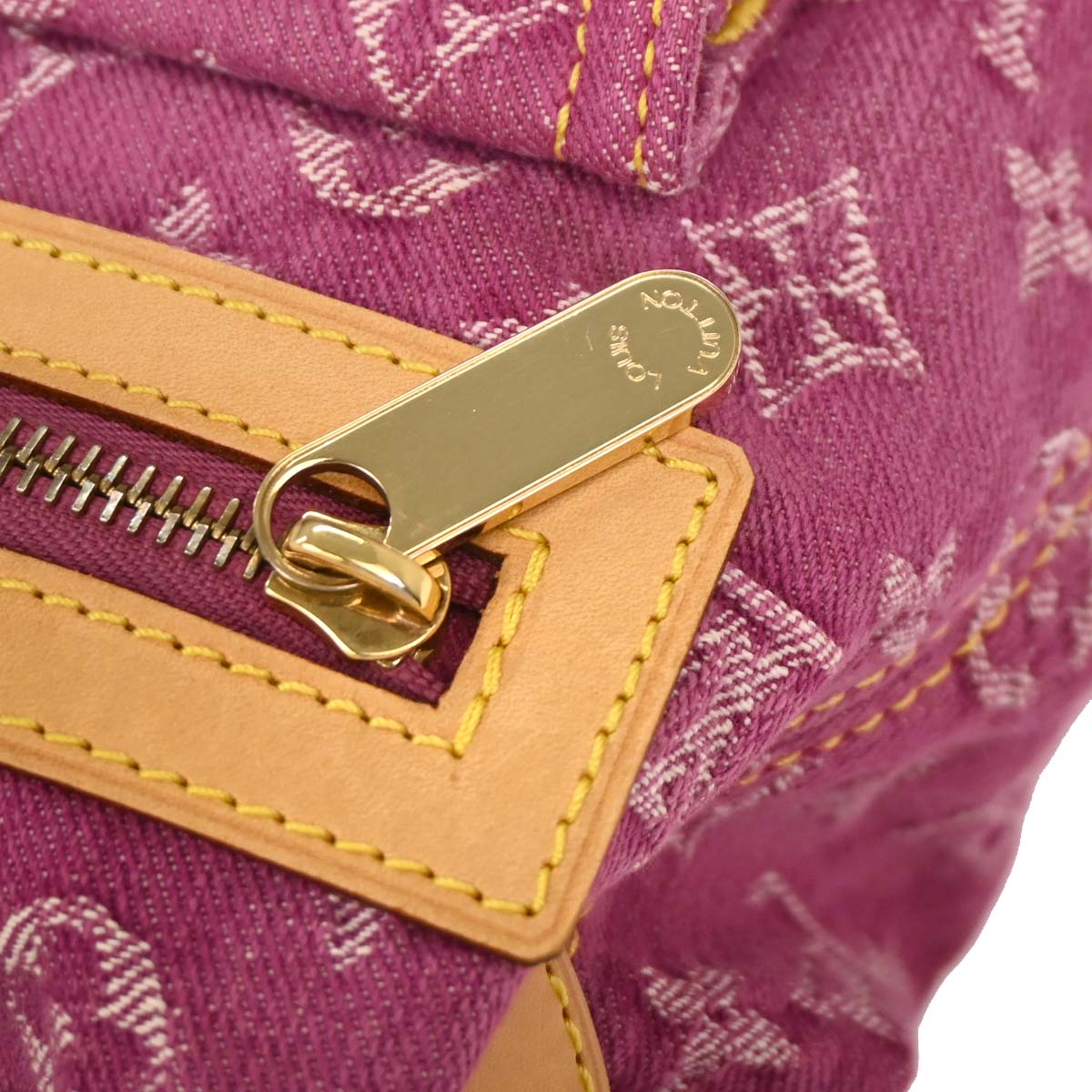 Louis Vuitton Pink Monogram Denim Baggy PM Shoulder Bag M95212