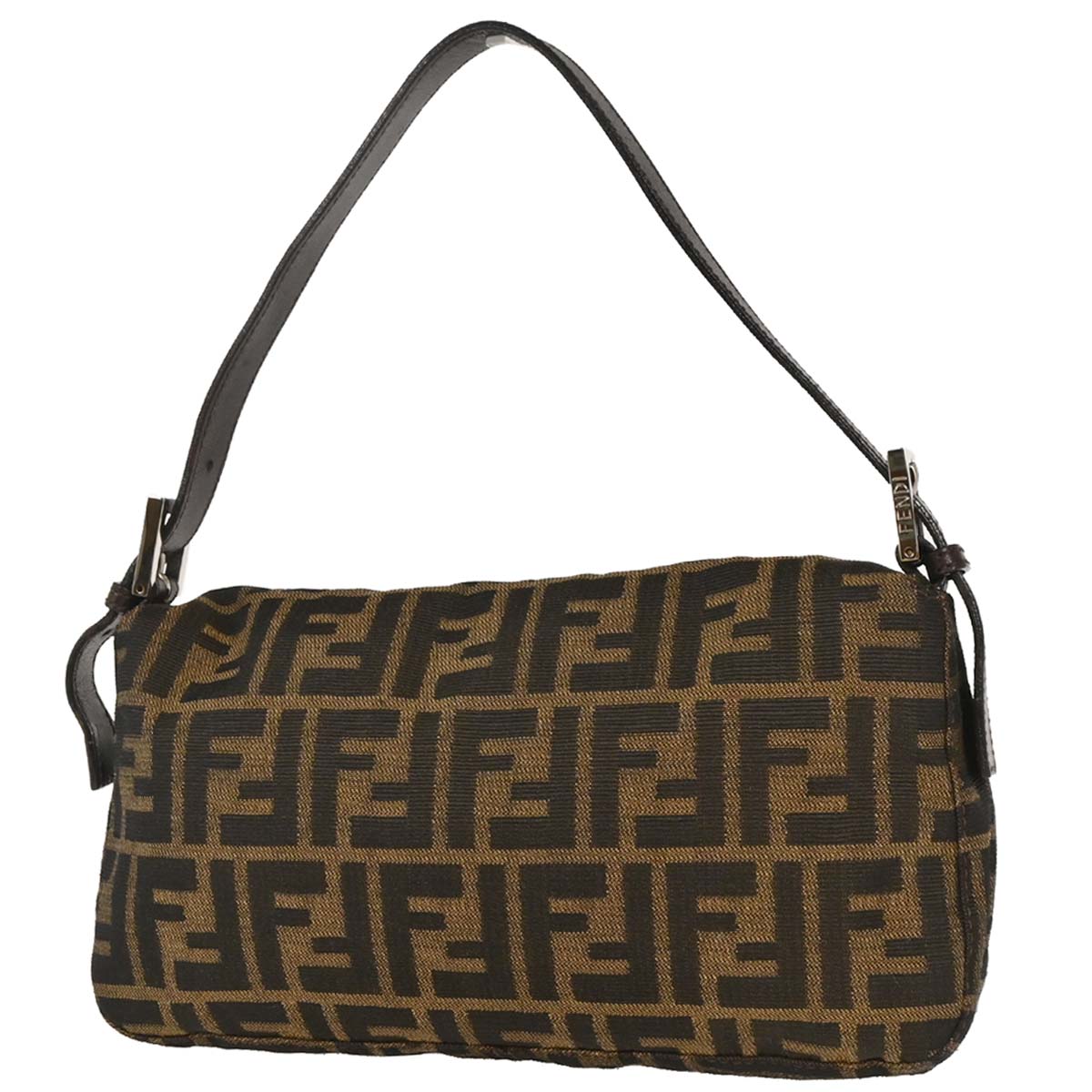 Fendi Brown Zucca Baguette Handbag