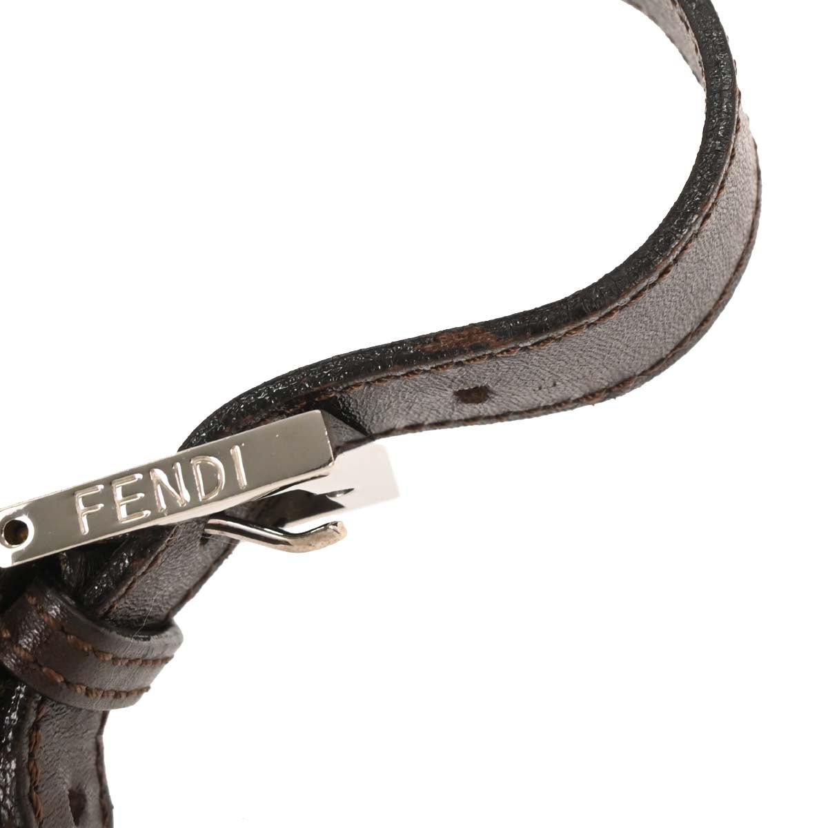 Fendi Brown Zucca Baguette Handbag