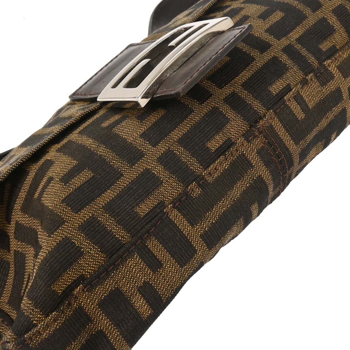 Fendi Brown Zucca Baguette Handbag