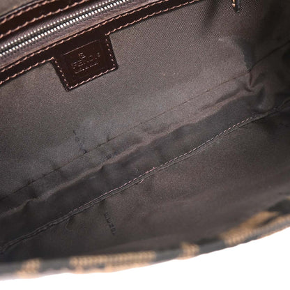 Fendi Brown Zucca Baguette Handbag