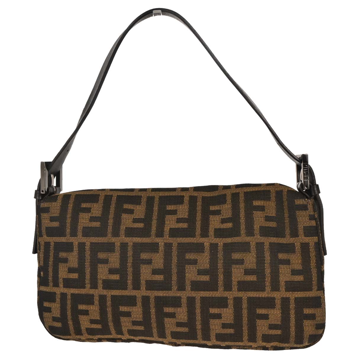 Fendi Brown Zucca Baguette Handbag