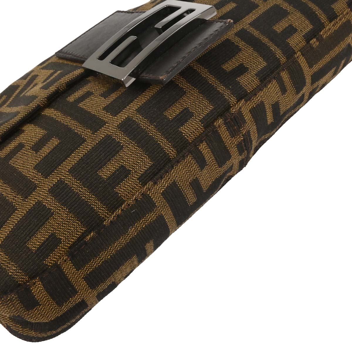 Fendi Brown Zucca Baguette Handbag