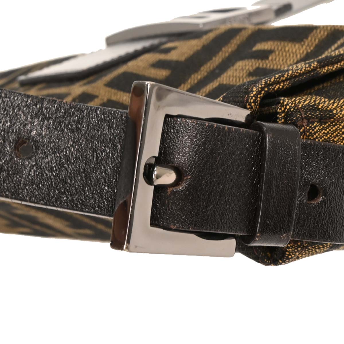 Fendi Brown Zucca Baguette Handbag