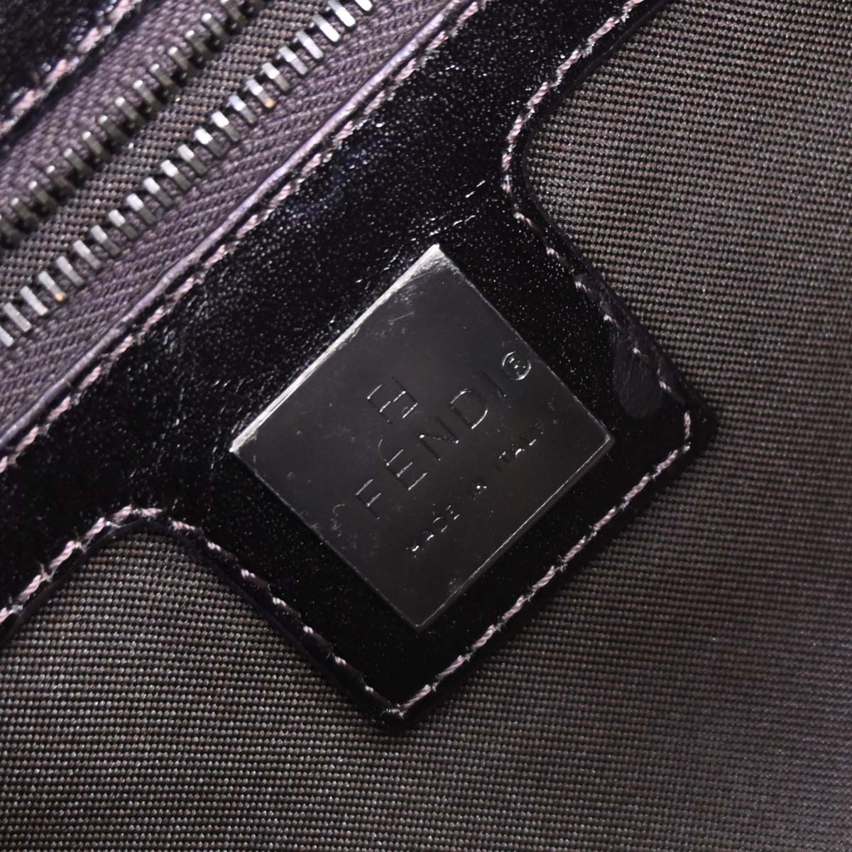 Fendi Brown Zucca Baguette Handbag