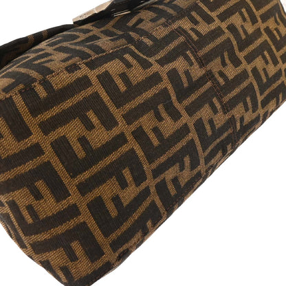 Fendi Brown Canvas Zucca Mamma Baguette Handbag