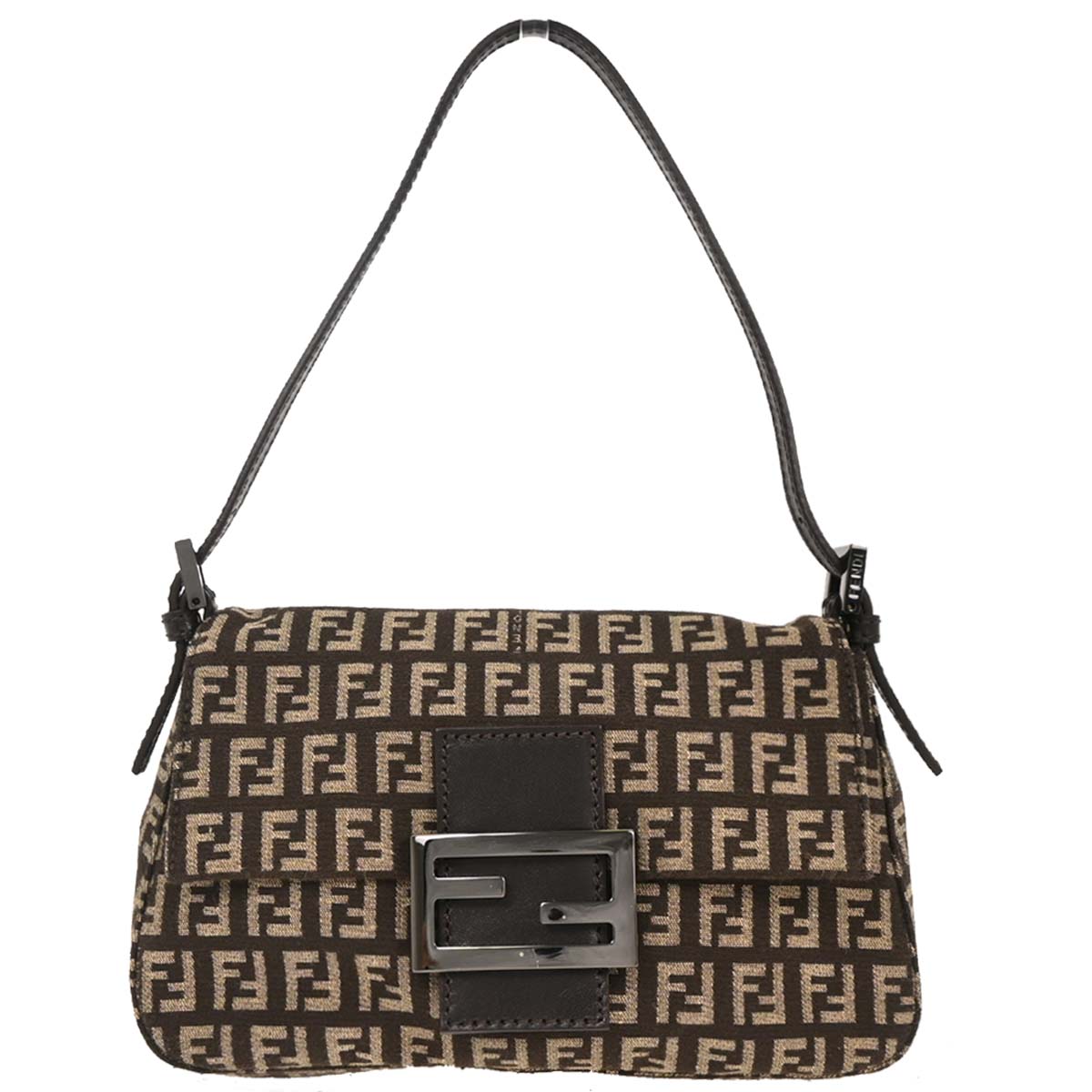 Fendi Brown Zucchino Handbag