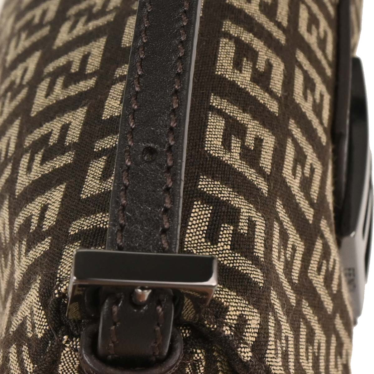 Fendi Brown Zucchino Handbag