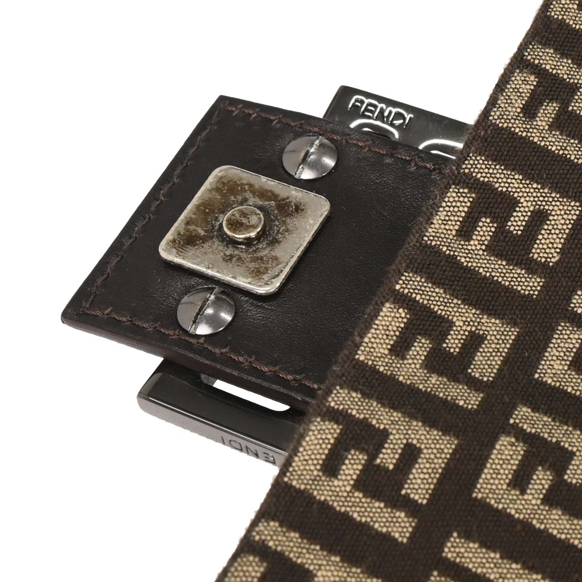 Fendi Brown Zucchino Handbag