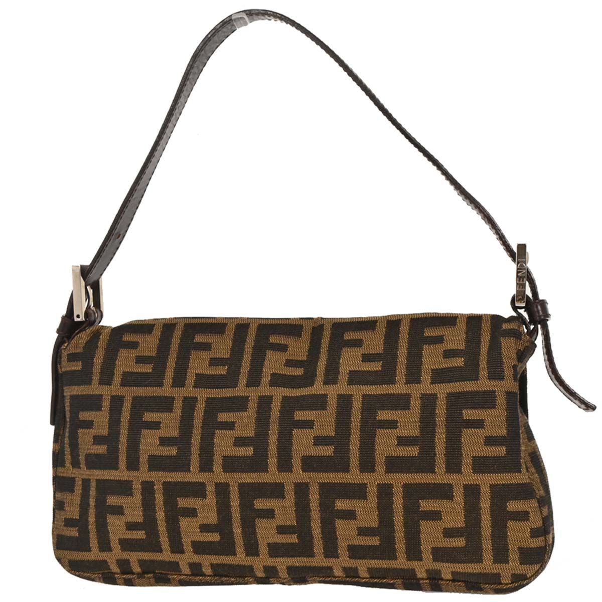 Fendi Brown Zucca Baguette Handbag