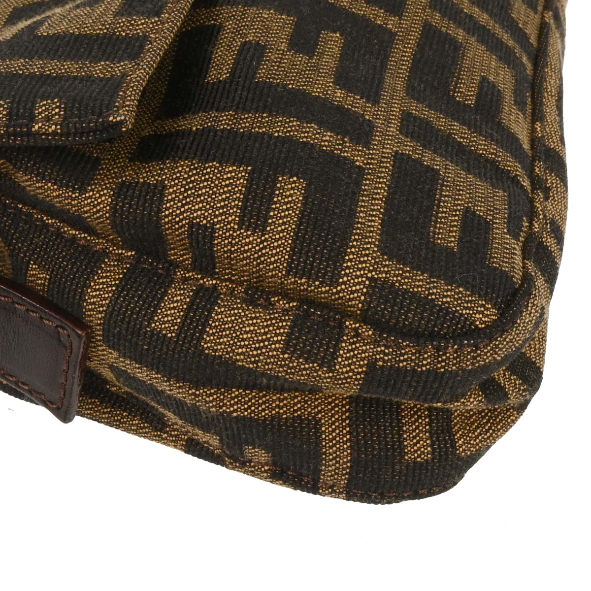 Fendi Brown Zucca Baguette Handbag