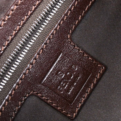 Fendi Brown Zucca Baguette Handbag