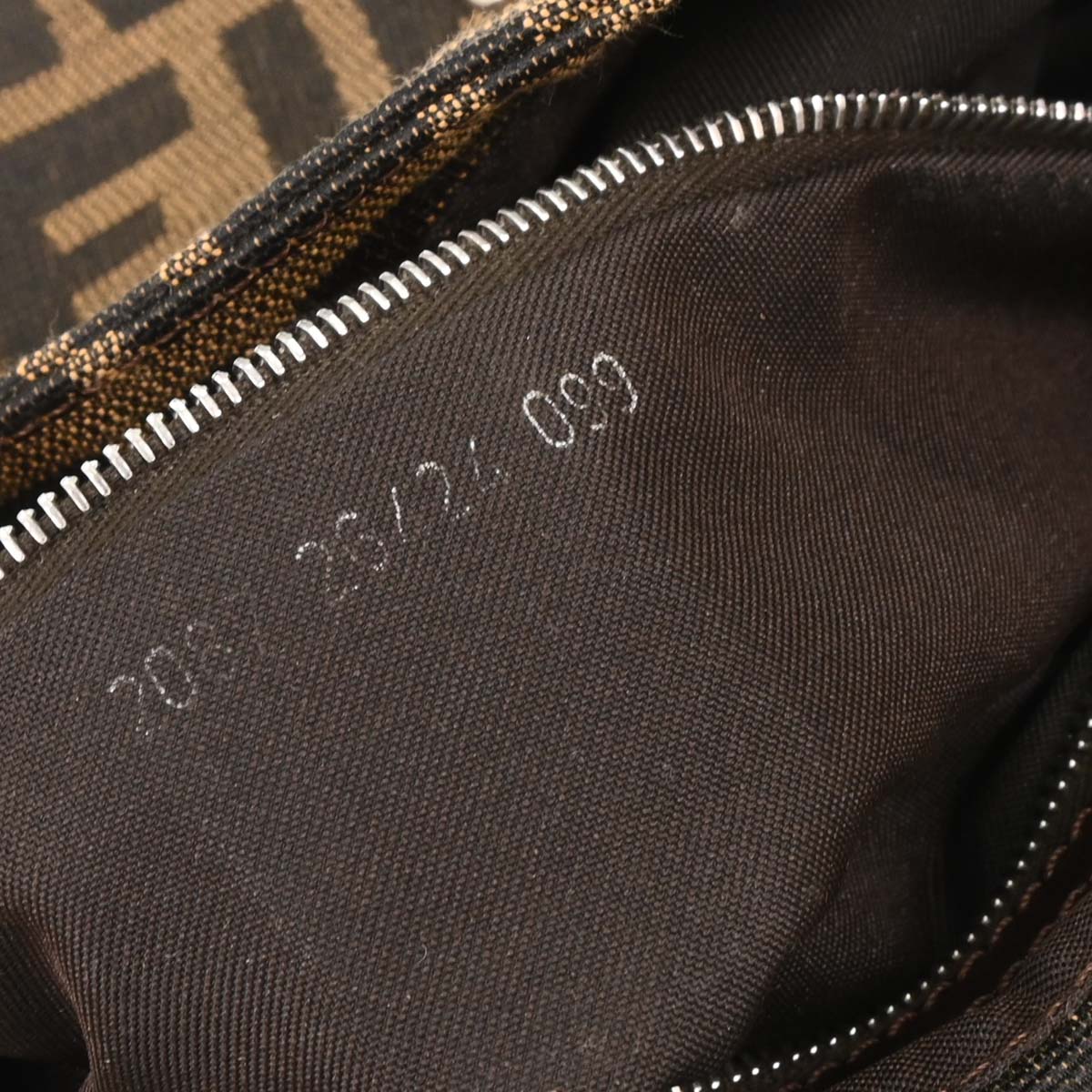 Fendi Brown Zucca Baguette Handbag