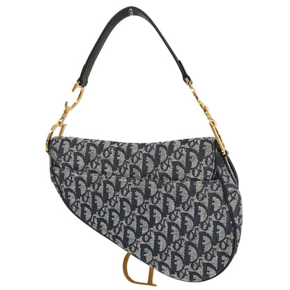 Christian Dior Navy Trotter Saddle Handbag