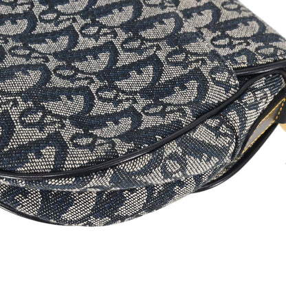 Christian Dior Navy Trotter Saddle Handbag