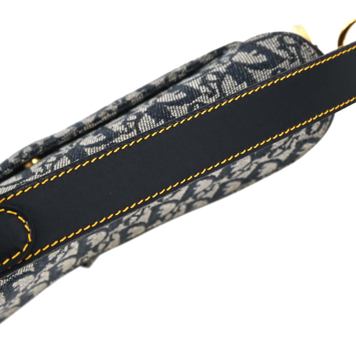 Christian Dior Navy Trotter Saddle Handbag