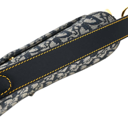 Christian Dior Navy Trotter Saddle Handbag