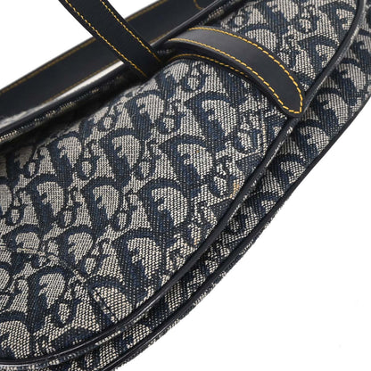 Christian Dior Navy Trotter Saddle Handbag