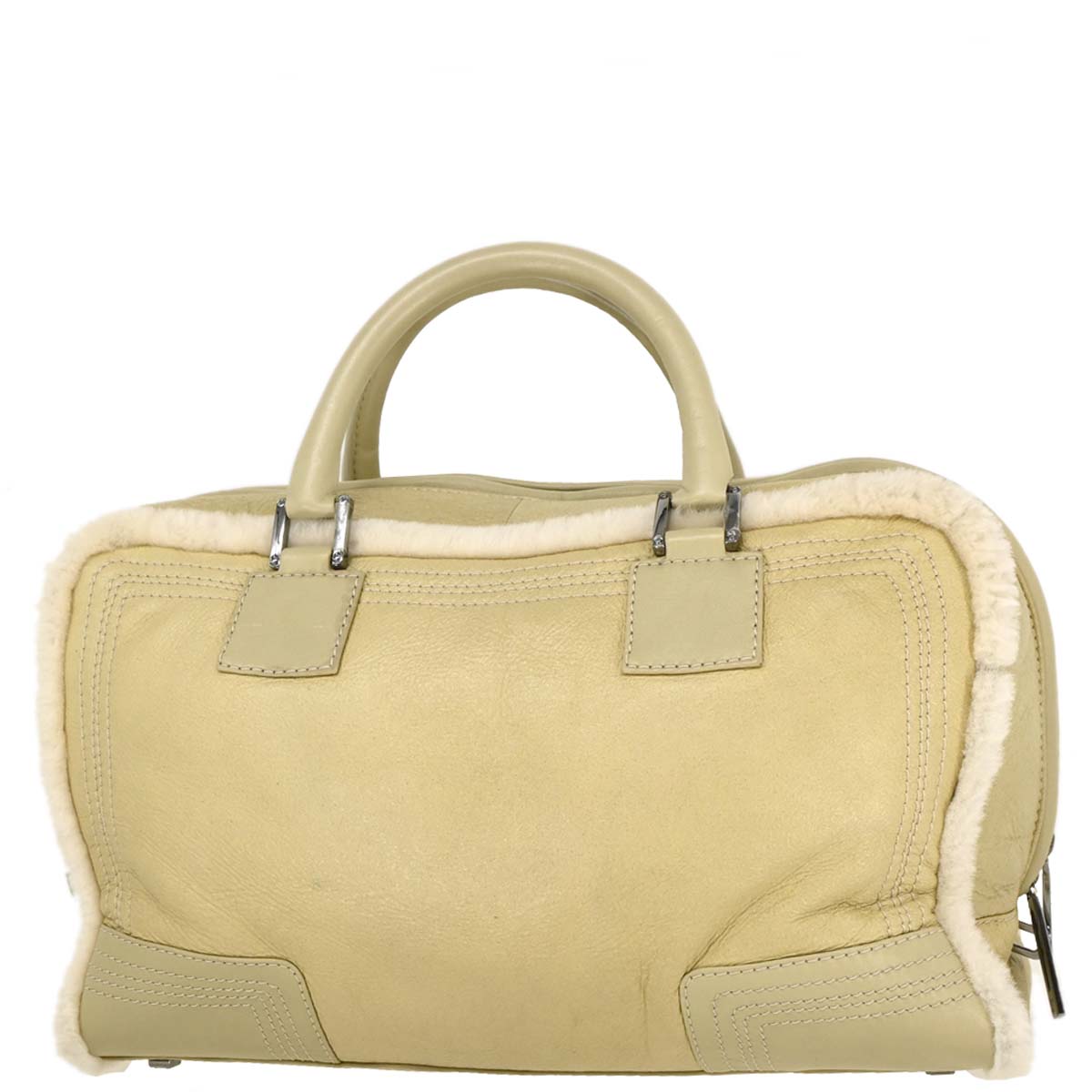 Loewe Beige Mouton Amazona 36 Handbag