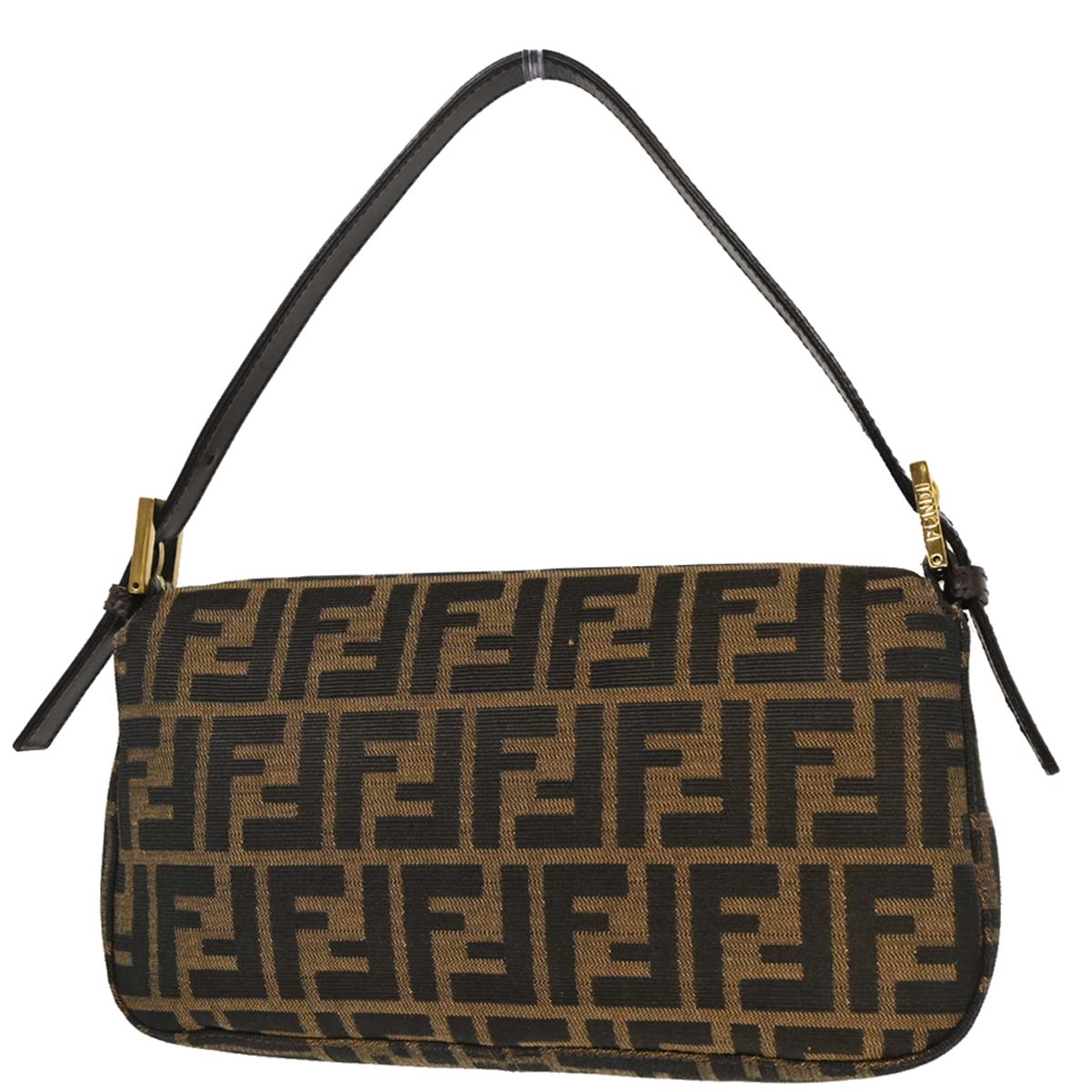Fendi Brown Zucca Baguette Handbag
