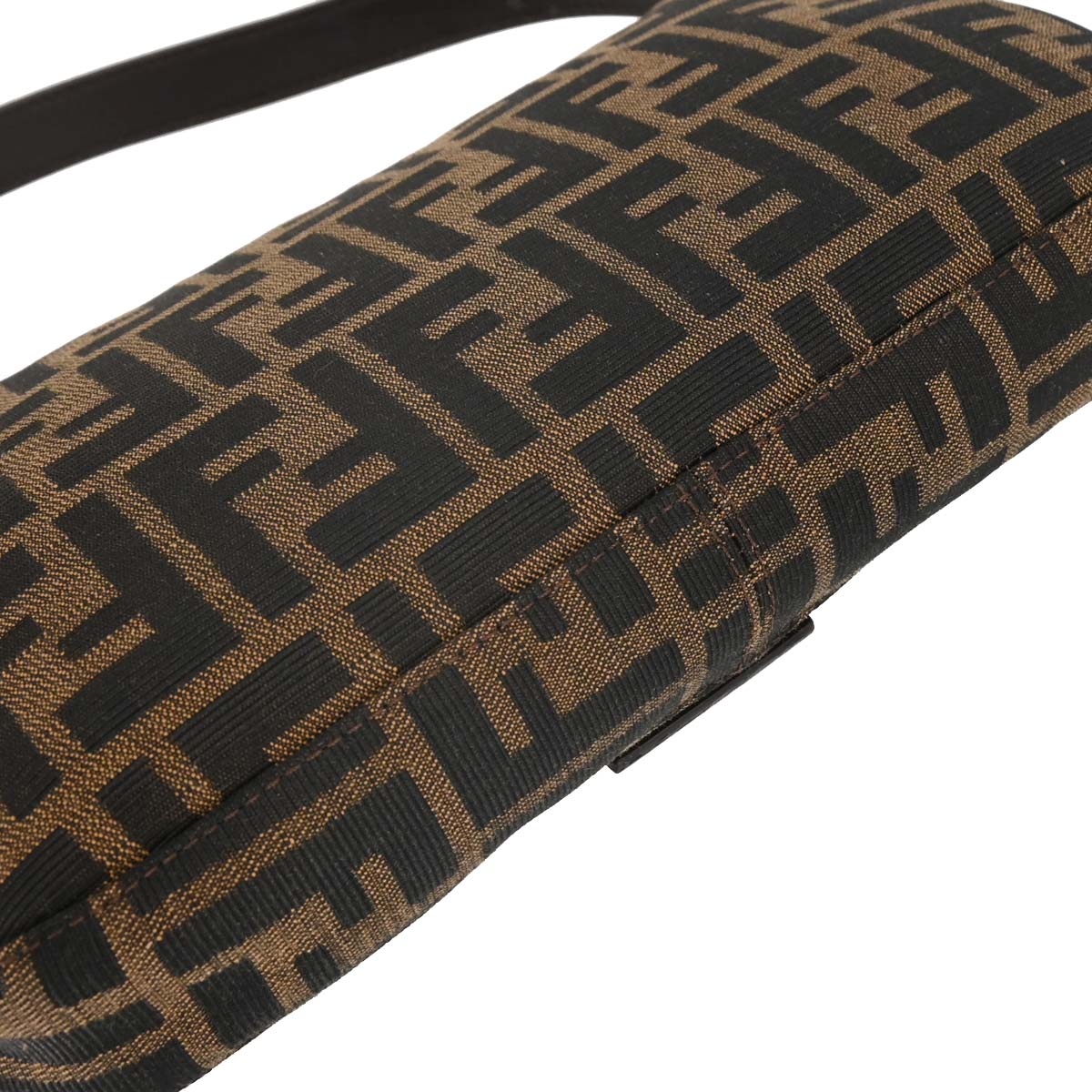 Fendi Brown Zucca Baguette Handbag