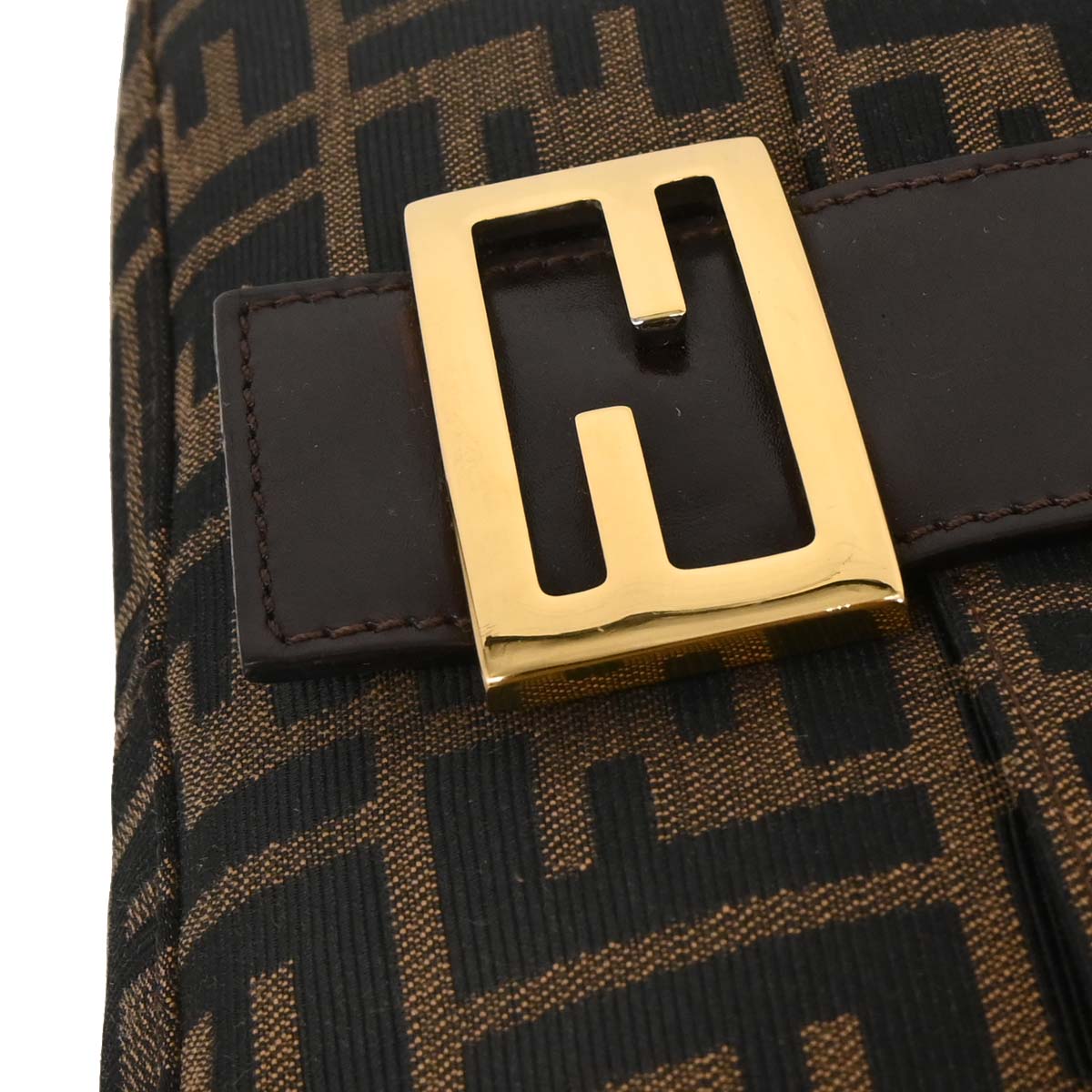 Fendi Brown Zucca Baguette Handbag