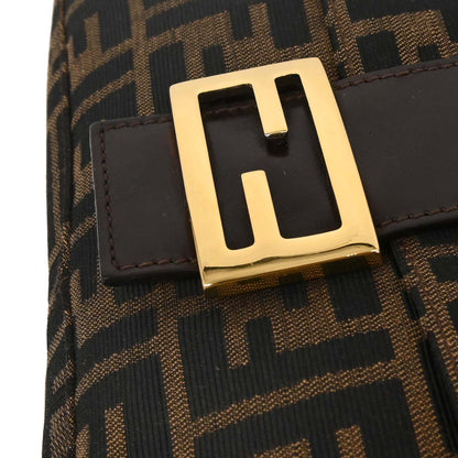 Fendi Brown Zucca Baguette Handbag