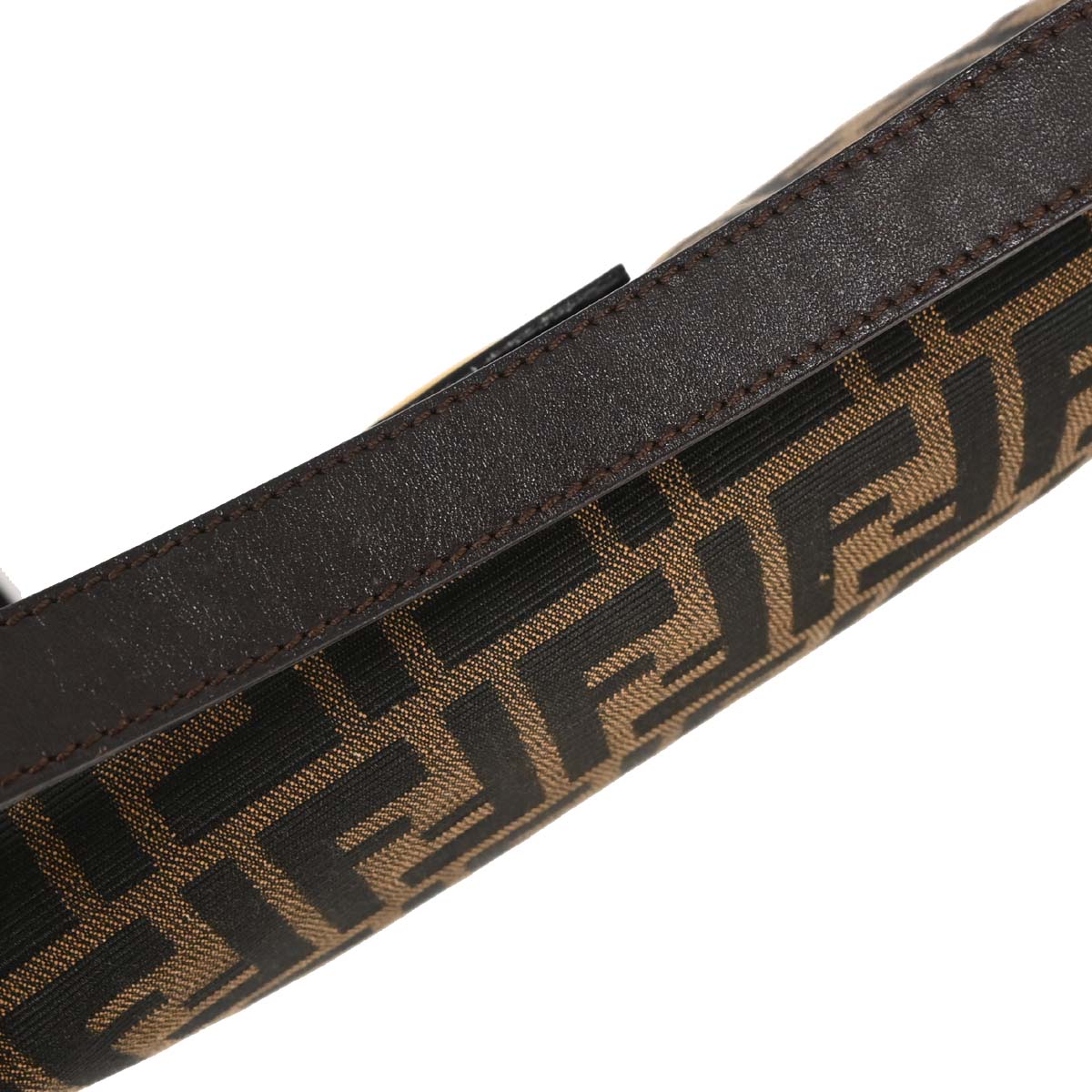 Fendi Brown Zucca Baguette Handbag