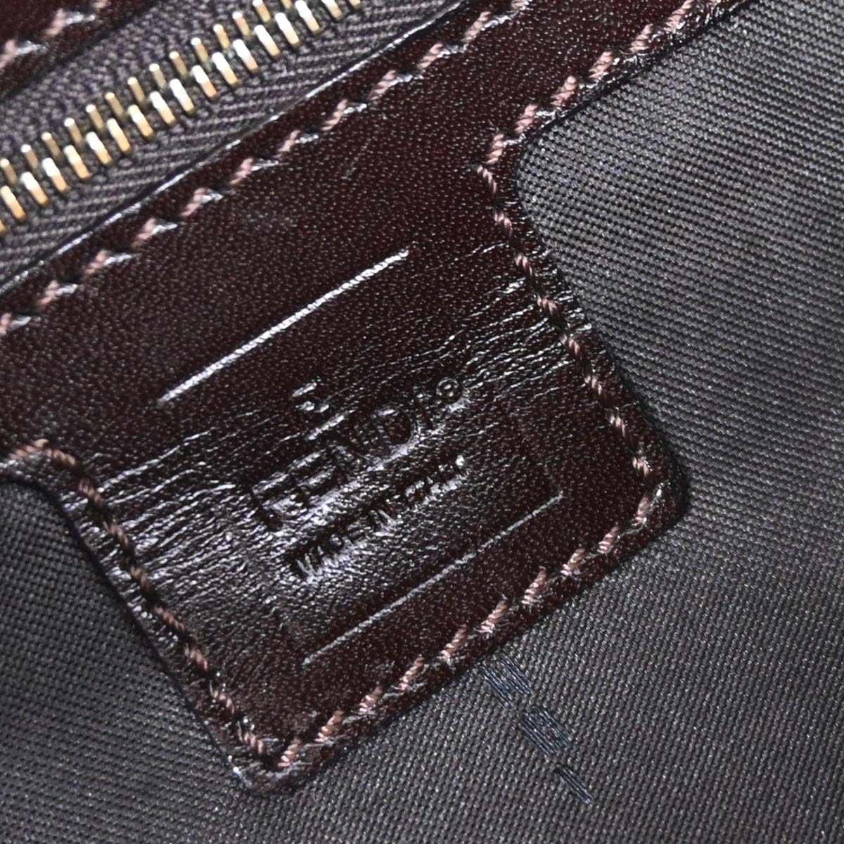 Fendi Brown Zucca Baguette Handbag