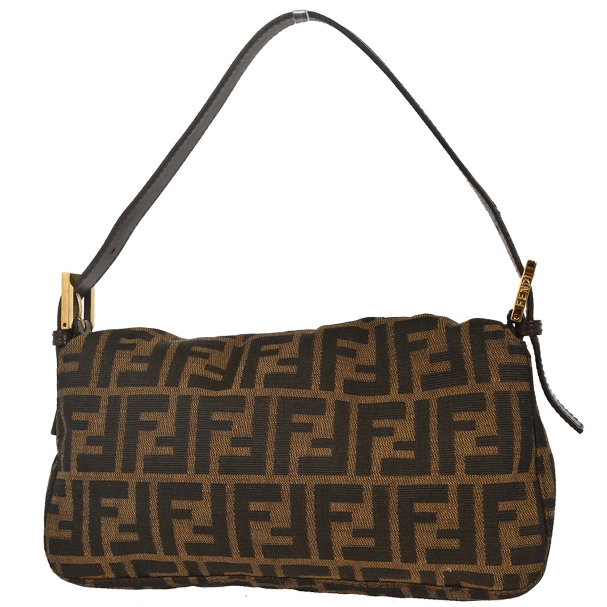 Fendi Brown Zucca Baguette Handbag